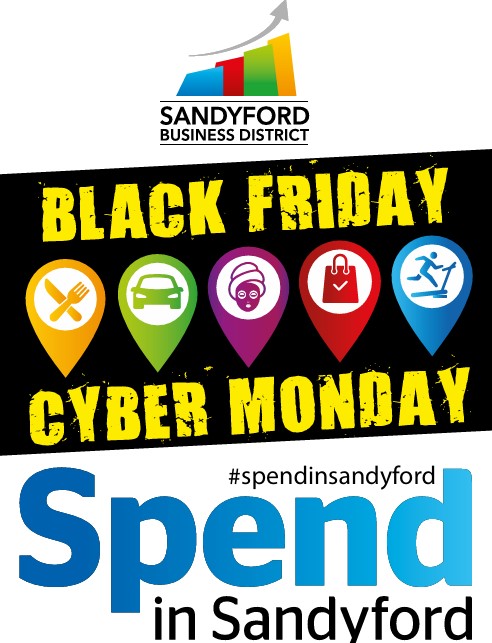 Spend in Sandyford this Black Friday and Cyber Monday !